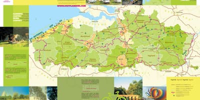 ベルギーキャンプ場を地図