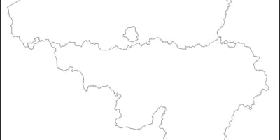 地図のベルギーの概要